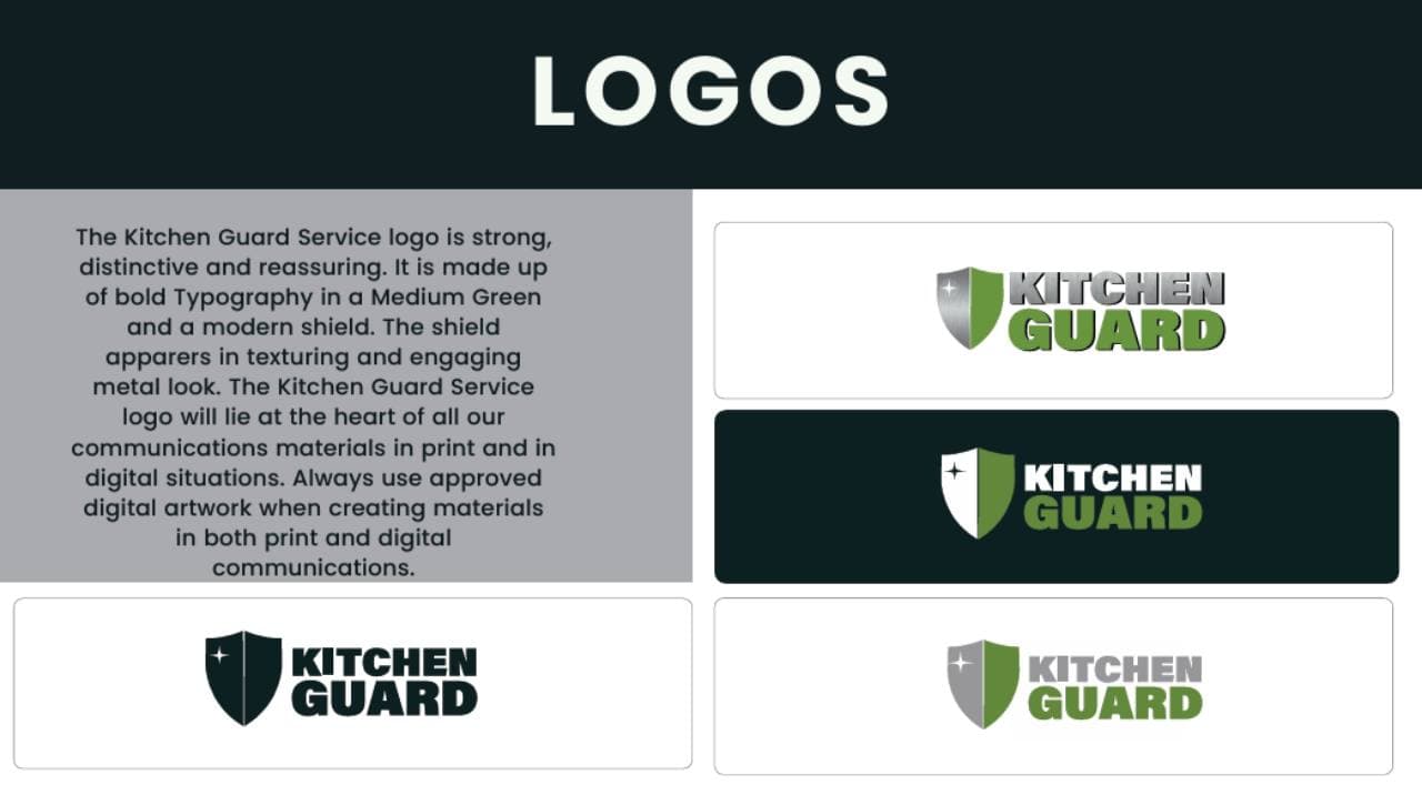 Kitchen Guard Logo Sheet